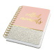 Sigel Jolie spirál notesz, pontozott, 16,8x21,5cm, sweet dots, collect moments, Inspire