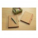 Sigel Jolie notesz, sima, 15x20 cm, 192 old. kraft, gumipánttal, DIY