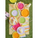 PartyDeco papírpohár, 6db, 400ml, színes csíkos