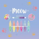 Legami szövegkiemelő készlet, pasztell és neon, 2 végű, cicás STATIONERY (6)