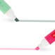 Legami szövegkiemelő készlet, pasztell és neon, 2 végű, cicás STATIONERY (6)