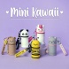 Legami kulcstartó, mini Kawaii tolltartóval, macis