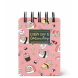 Legami mini jegyzettömb (7x10 cm, 220old, spirál) cicás STATIONERY