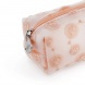 Miquelrius tolltartó, 20x4,5x4,5cm, hímzett virágos, pink