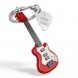 Metalmorphose kulcstartó, piros gitár
