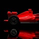 Metalmorphose kulcstartó, piros Forma 1 versenyautó
