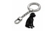 OXY 3D kutya kulcstartó, Labrador retriever, fekete