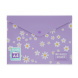 Legami irattasak patentos (A4 fekvő) lila, margarétás STATIONERY