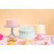 PartyDeco gyertya színes mix, 8,5cm, 6db/csomag