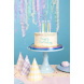 PartyDeco gyertya színes mix, 8,5cm, 6db/csomag
