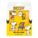 Grupo Erik kitűző szett (4db), Snoopy (6)