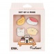 Grupo Erik kitűző szett (4db), Pusheen Sushi (6)