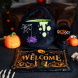 Legami tök világító dísz, 9,8cm, USB-vel tölthető, HALLOWEEN (6)