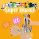 Legami szilikon hengertolltartó 2:1 (19x13 cm) maci csuporral SUPER KAWAII STATIONERY