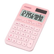 CASIO Zsebszámológép, 10 számjegyű, NAGY KIJELZŐ, RÓZSASZÍN