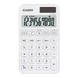 CASIO Zsebszámológép, 10 számjegyű, NAGY KIJELZŐ, FEHÉR