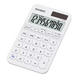 CASIO Zsebszámológép, 10 számjegyű, NAGY KIJELZŐ, FEHÉR