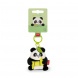 Legami kulcstartó, plüss figurával, panda HOME