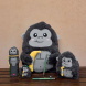 Legami kulcstartó, plüss figurával, gorilla SUPER SOFT (6)
