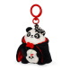 Legami kulcstartó, plüss figurával, drakula panda, Halloween (6)