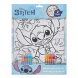 Scooli számok szerinti színező 10 db filctollal, Lilo &amp; Stitch (6)