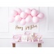 PartyDeco tányér (6db, 22 cm) cica alakú, rózsaszín