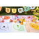 PartyDeco papírtányér (6db, 21 cm) színes Mix