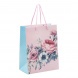 Gift&amp;More ajándéktasak (M 18x23x10 cm), virágos, 4-féle
