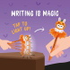 Legami világítós toll, nyuszis tök dísszel, Halloween STATIONERY (6)
