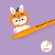 Legami világítós toll, nyuszis tök dísszel, Halloween STATIONERY (6)