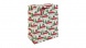 Eurowrap ajándéktasak (26,5x33x14 cm) piros autók fenyőfával /12 kar. (5)