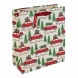 Eurowrap ajándéktasak (21,5x25x10 cm) piros autók fenyőfával /12 kar. (5)