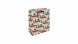 Eurowrap ajándéktasak (21,5x25x10 cm) piros autók fenyőfával /12 kar. (5)