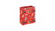 Eurowrap ajándéktasak (21,5x25x10 cm) piros, kutyás karácsonyi (6)