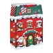 Eurowrap ajándéktasak (33x45,5x15 cm) Mikulásház tetővel karácsonyi (6)