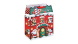 Eurowrap ajándéktasak (26,5x33x14 cm) Mikulásház tetővel karácsonyi (6)