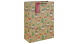 Eurowrap ajándéktasak (33x45,5x15 cm) kraft, manós karácsonyi (6)