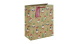 Eurowrap ajándéktasak (26,5x33x14 cm) kraft, manós karácsonyi (6)