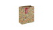 Eurowrap ajándéktasak (21,5x25x10 cm) kraft, manós karácsonyi (6)