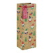 Eurowrap italtasak (12,7x35,5x9 cm) kraft, manós karácsonyi (6)