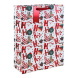 Eurowrap ajándéktasak (33x45,5x15 cm) HOHOHO, rénszarvas karácsonyi (6)