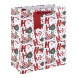 Eurowrap ajándéktasak (26,5x33x14 cm) HOHOHO, rénszarvas karácsonyi (6)