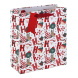 Eurowrap ajándéktasak (21,5x25x10 cm) HOHOHO, rénszarvas karácsonyi (6)