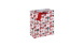 Eurowrap ajándéktasak (21,5x25x10 cm) HOHOHO, rénszarvas karácsonyi (6)