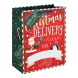Eurowrap ajándéktasak (26,5x33x14 cm) Christmas Delivery karácsonyi (6)