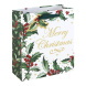 Eurowrap ajándéktasak (21,5x25x10 cm) Merry Christmas, magyalos karácsonyi (6)