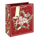 Eurowrap ajándéktasak (21,5x25x10 cm) piros, Merry Christmas karácsonyi (6)