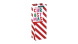Eurowrap italtasak (12,7x35,5x9 cm) fehér-piros csíkos karácsonyi (6)