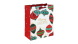 Eurowrap ajándéktasak (26,5x33x14 cm) fehér, karácsonyfa díszes karácsonyi (6)