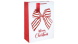 Eurowrap ajándéktasak (33x45,5x15 cm) piros masnis karácsonyi (6)